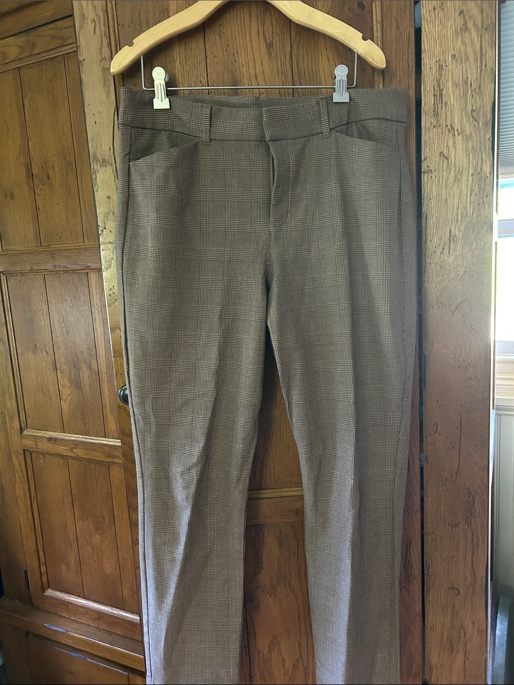 Old Navy Brown Plaid Women’s Dress Pants